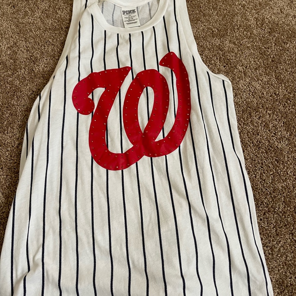 Washington Nationals PINK Tank Top